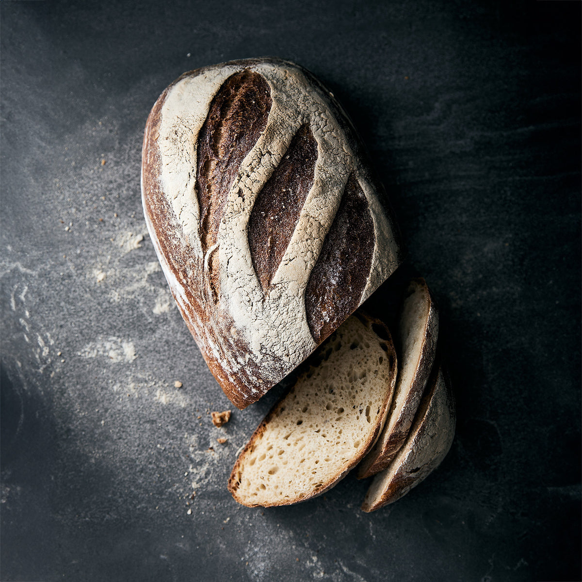 classic sourdough (aka berry sourdough) flour water salt bakery