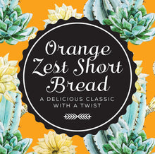 Load image into Gallery viewer, orange zest shortbread