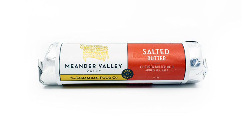 Meander Valley cultured salted butter log