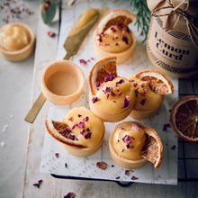 Load image into Gallery viewer, lemon &amp; vanilla bean curd tarts - assemble at home (pack of 12)
