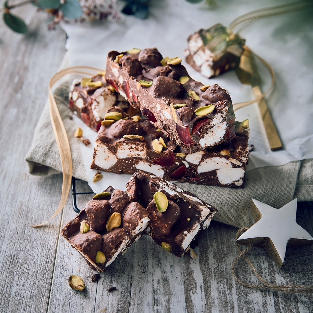 dark chocolate rocky road