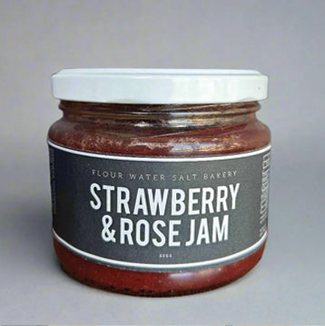 strawberry & rose jam