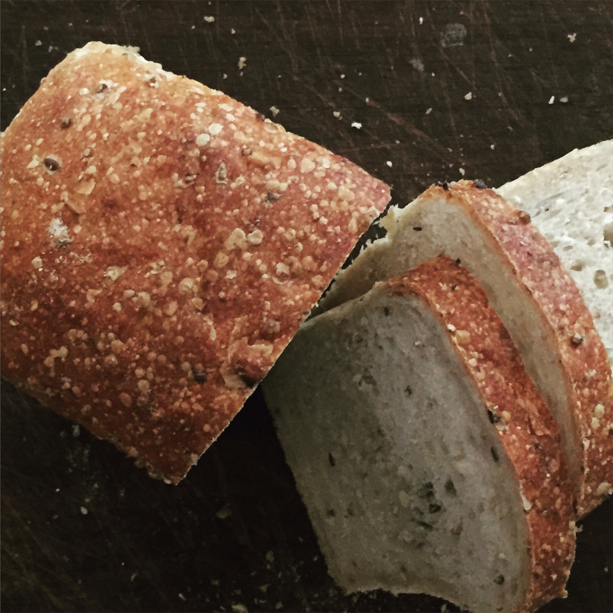 grain sandwich sourdough flour water salt bakery