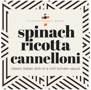 spinach & ricotta cannelloni