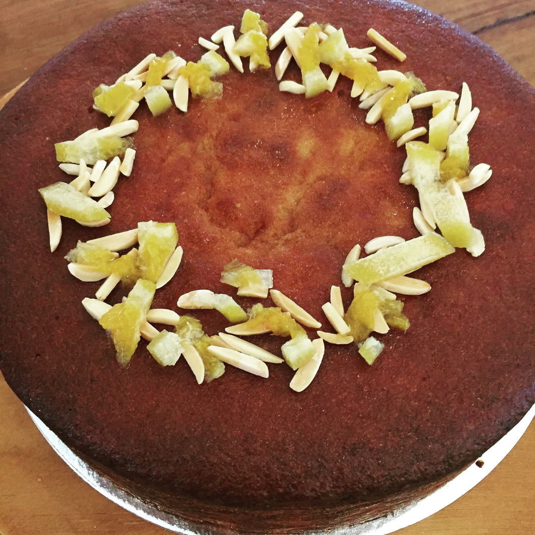 Orange almond cake